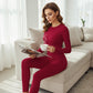 Women's Quick-Dry Top & Pants Workout Set