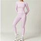 Women's Quick-Dry Top & Pants Workout Set