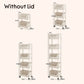 ⏳Limited-time 50% off⏰Multi-Tier Rolling Storage Cart for Narrow Spaces – Space-Saving Design, Smooth Rolling Wheels, Easy Assembly & Sturdy 🗄️