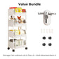 ⏳Limited-time 50% off⏰Multi-Tier Rolling Storage Cart for Narrow Spaces – Space-Saving Design, Smooth Rolling Wheels, Easy Assembly & Sturdy 🗄️