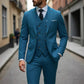 👔🕴️Men's Slim-Fit 3-Piece Suit Set – Tailored Fit, Premium Fabric & Perfect for Formal Occasions