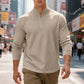 🤩49% Off!!👕Men's Quarter-Zip Jacquard Pullover Sweatshirt🌟