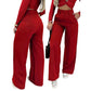 ✈️Free shipping when you buy 2✈️Women's High-Waist Wide-Leg Solid Color Trousers