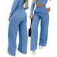 ✈️Free shipping when you buy 2✈️Women's High-Waist Wide-Leg Solid Color Trousers