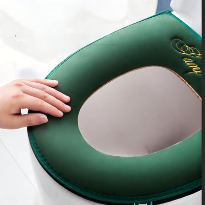 Waterproof Zippered Toilet Seat Cover with Handle