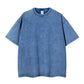 Loose Vintage Solid Color Short Sleeve Top