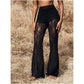 🥳2026 HOT SALE🥳💞50K+ SOLD!💥👵👖 50% OFF! High-Waisted Lace Flare Pants – Elegant & comfortable all day! Gentle on tummy, easy elastic waist. Flowing lace design, breathable & lightweight. Perfect for special occasions or everyday grace. 🌸✨