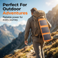 🥳2026 HOT SALE🥳💞50K+ SOLD!⚡🌿 50% OFF! Portable Solar Charger – 10W, foldable & water‑resistant. Carabiners included. Keep your devices powered during walks or trips. No outlet needed. 🧗‍♂️✅