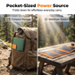 🥳2026 HOT SALE🥳💞50K+ SOLD!⚡🌿 50% OFF! Portable Solar Charger – 10W, foldable & water‑resistant. Carabiners included. Keep your devices powered during walks or trips. No outlet needed. 🧗‍♂️✅