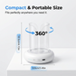🌙 No Noise, No Chemicals – 360° UV Mosquito & Fly Trap Lamp 🦟✨