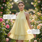 🔥2026 Hot sale 50% OFF🔥Women's Flowy Halter Drop-Waist Mini Dress