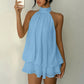 🔥2026 Hot sale 50% OFF🔥Women's Flowy Halter Drop-Waist Mini Dress