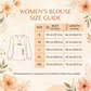 Women's Ruffle Sleeve V-Neck Chiffon Blouse
