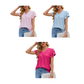 Women's Ruffle Sleeve V-Neck Chiffon Blouse