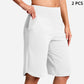 ⏰Limited Time Sale 50% Off✨Women's High-Waist Yoga Shorts with Pockets
