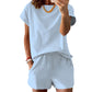 Women's Casual T-Shirt and Shorts Set