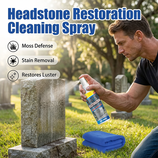 ⏰ Last Day Special Price £5.99 ! 🔥Buy 2 Get 1 Free🎁Headstone Restoration & Cleaning Spray