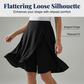 ⏳LAST DAY SALE 60% OFF !!📢Women's Casual Elastic Waist Wrap Skort