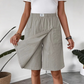 ⏳LAST DAY SALE 60% OFF !!📢Women's Casual Elastic Waist Wrap Skort