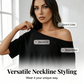 Women's Casual Off-Shoulder Oversized T-Shirt