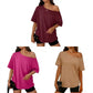 Women's Casual Off-Shoulder Oversized T-Shirt