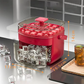 Compact Double Layer Ice Cube Tray with Lid Handle