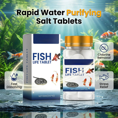 ⏰️Last Day For £11.99 only⌛️Aquarium Conditioning Salt Tablets