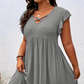 🌻60% OFF FLASH SALE! ✨Women's V-Neck Ruffle Trim Dress