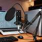 Professional Condenser Microphone Kit with Boom Arm Stand