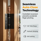 Auto-Closing Hydraulic Invisible Door Hinge