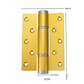 Auto-Closing Hydraulic Invisible Door Hinge