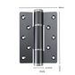 Auto-Closing Hydraulic Invisible Door Hinge