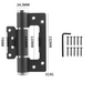 Auto-Closing Hydraulic Invisible Door Hinge