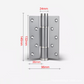 Auto-Closing Hydraulic Invisible Door Hinge
